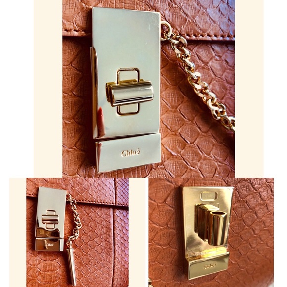 Chloe Drew PYTHON Shoulder Bag, Special Edition - Picture 7 of 8